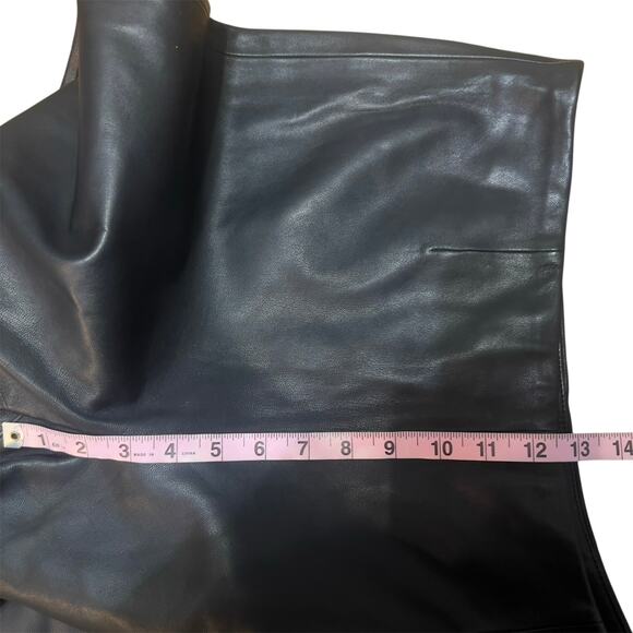 Rebecca Taylor Leather Ankle Pant Size 12 NWT - Picture 7 of 10